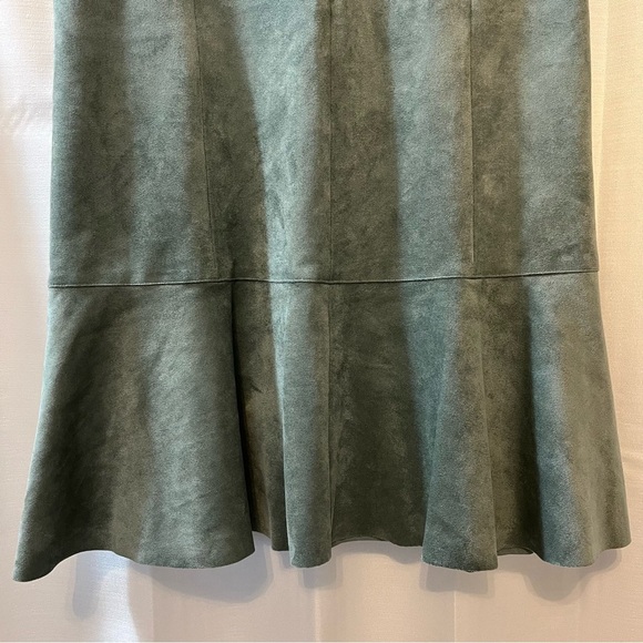 BCBGMaxAzria Suede Adelene Y2k Shift Mini Dress - Size Small - Picture 4 of 10